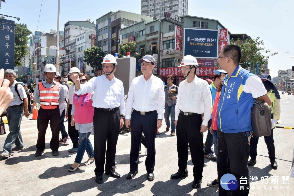 視察高雄自立陸橋拆除工程　李四川宣布提前通車 台灣好新聞 第1張