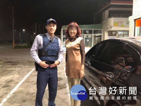 開車沒油求警協助　暖警為民服務獲讚揚 台灣好新聞 第1張