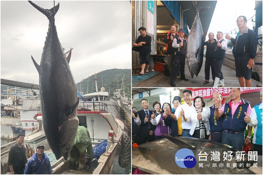 蘇澳漁船捕獲全台第一黑鮪　147萬賣出 台灣好新聞 第1張