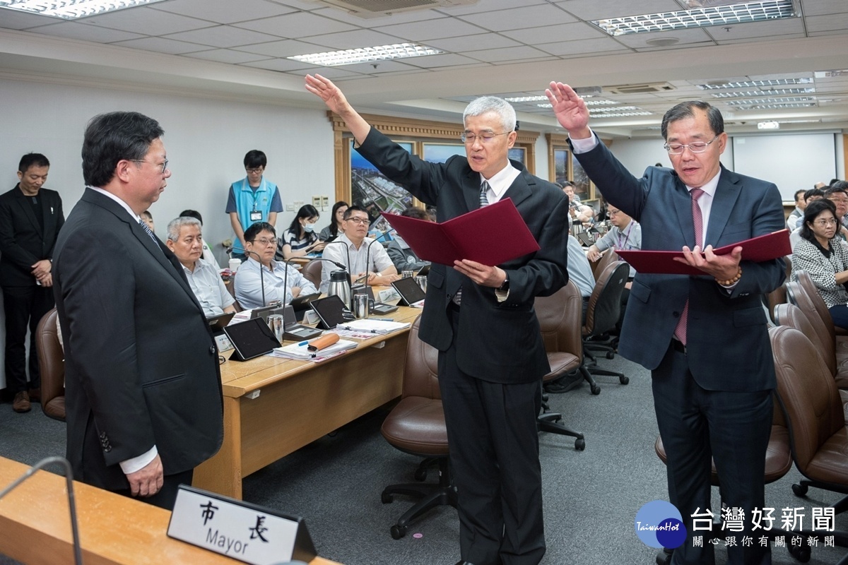 副市長李憲明秘書長黃治峯宣誓就職 市府團隊持續提升施政效能
