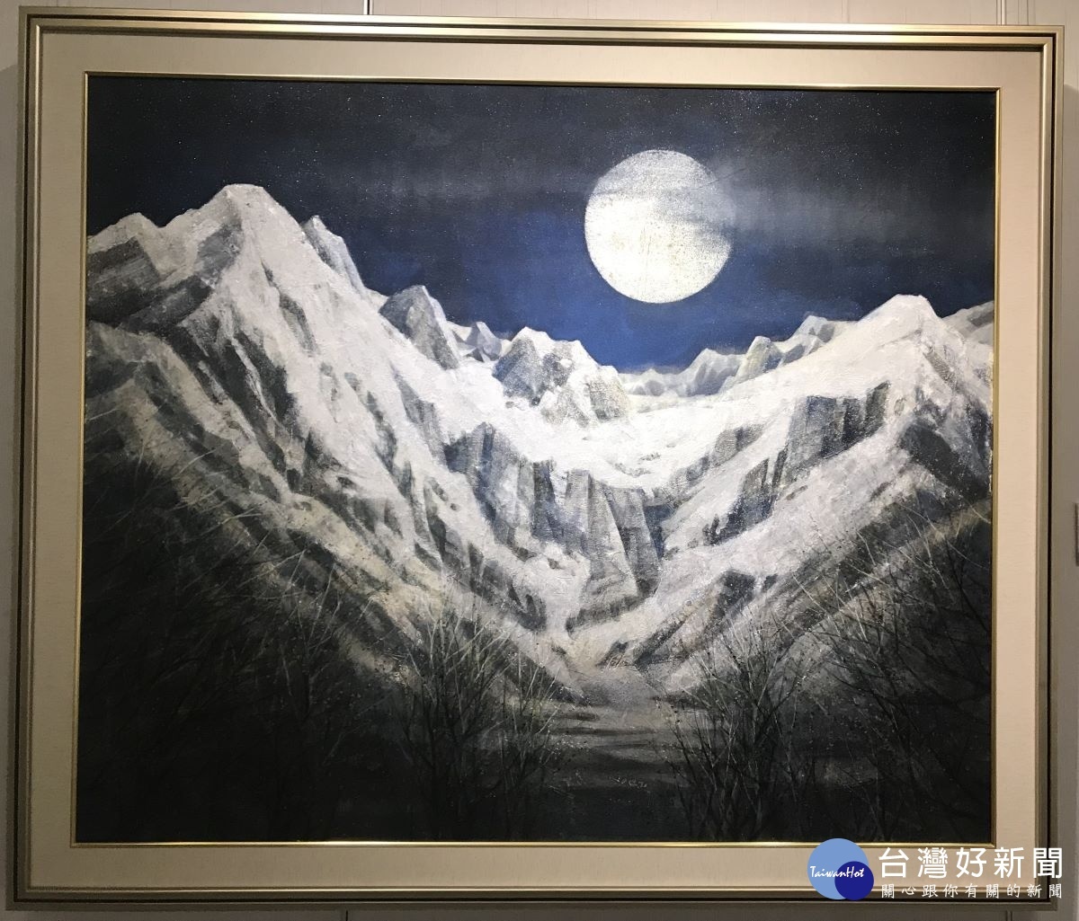 高永隆大師「 行旅光譜」膠彩畫　磅礡氣勢彰化美學館展出中 台灣好新聞 第1張