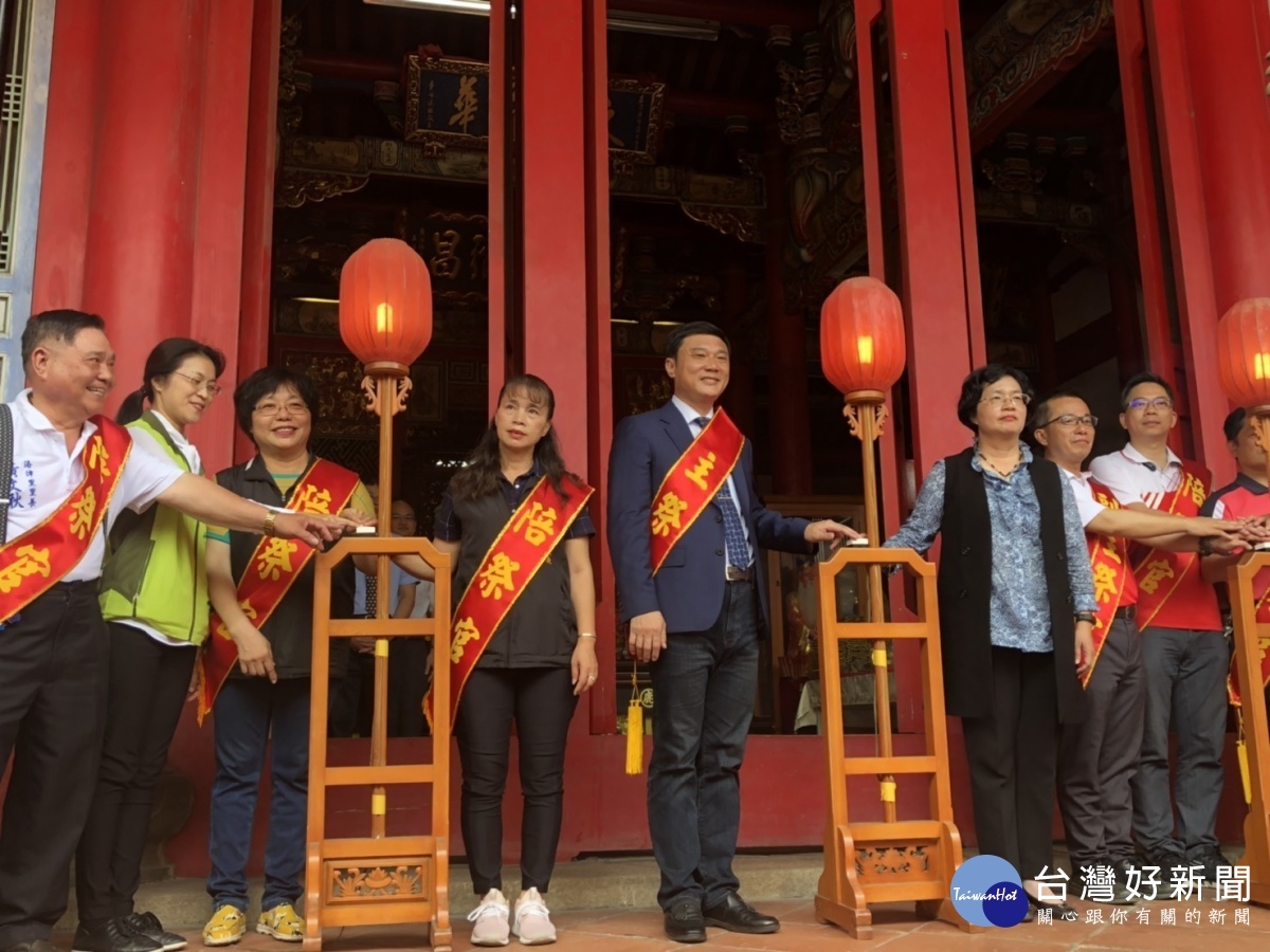 彰化鹿港考生祈福活動。