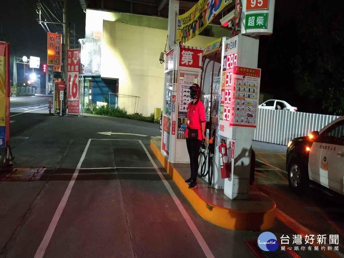 田中鎮加油站遭搶逃逸 警方運用天網建功即破搶案