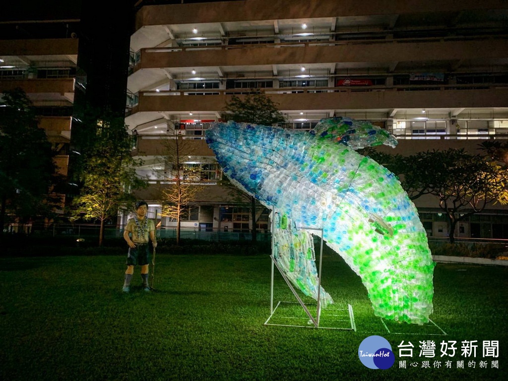 無人機燈光秀搭配海洋環保議題明道五十畢業典禮不一樣 蕃新聞