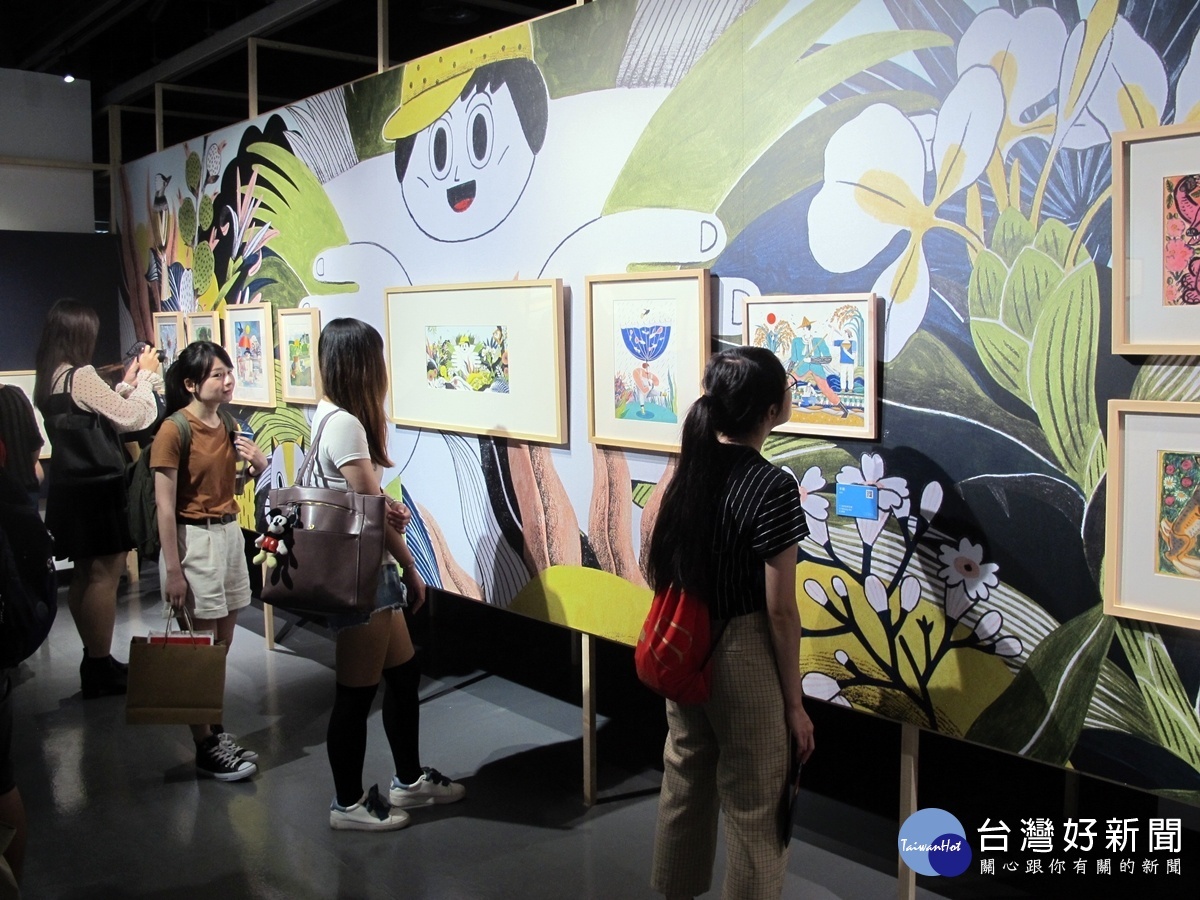 「2019桃園插畫大展」記者會暨插畫競賽頒獎典禮-民眾參觀