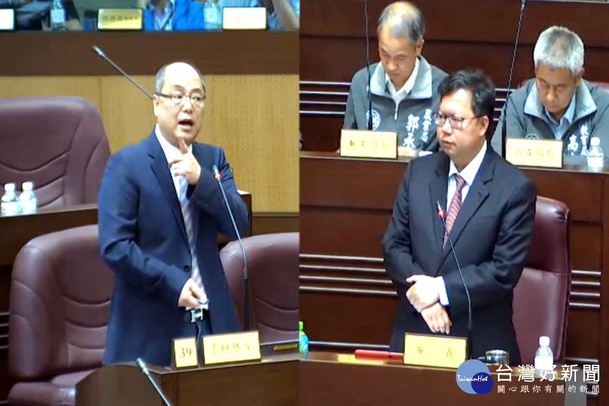 關心桃園市幼教政策,桃園市議員劉勝全建議桃園市長鄭文燦全力推動公幼及非營利幼兒園。