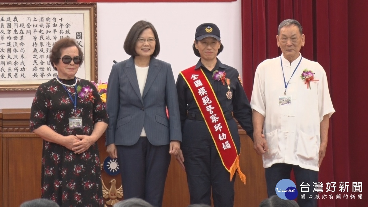 模範警察表揚　總統允諾持續提升福利 台灣好新聞 第1張