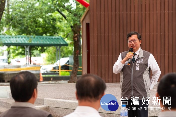 市長致詞表示,角板山首座天幕活動場預計108年7月完工,未來續打造角板山故事館