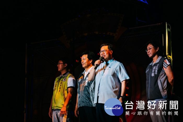 市長致詞表示，閩南版百老匯《釧兒》結合台灣文化和西方音樂劇特色，高水準演出撼動人心！