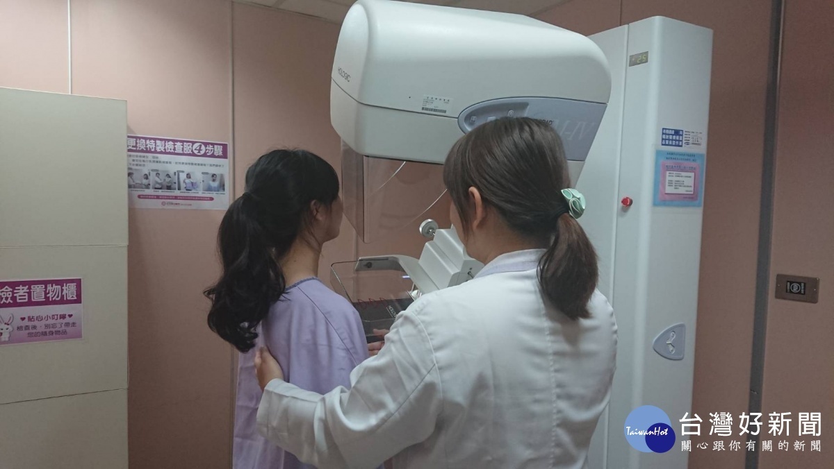 乳房X光攝影。