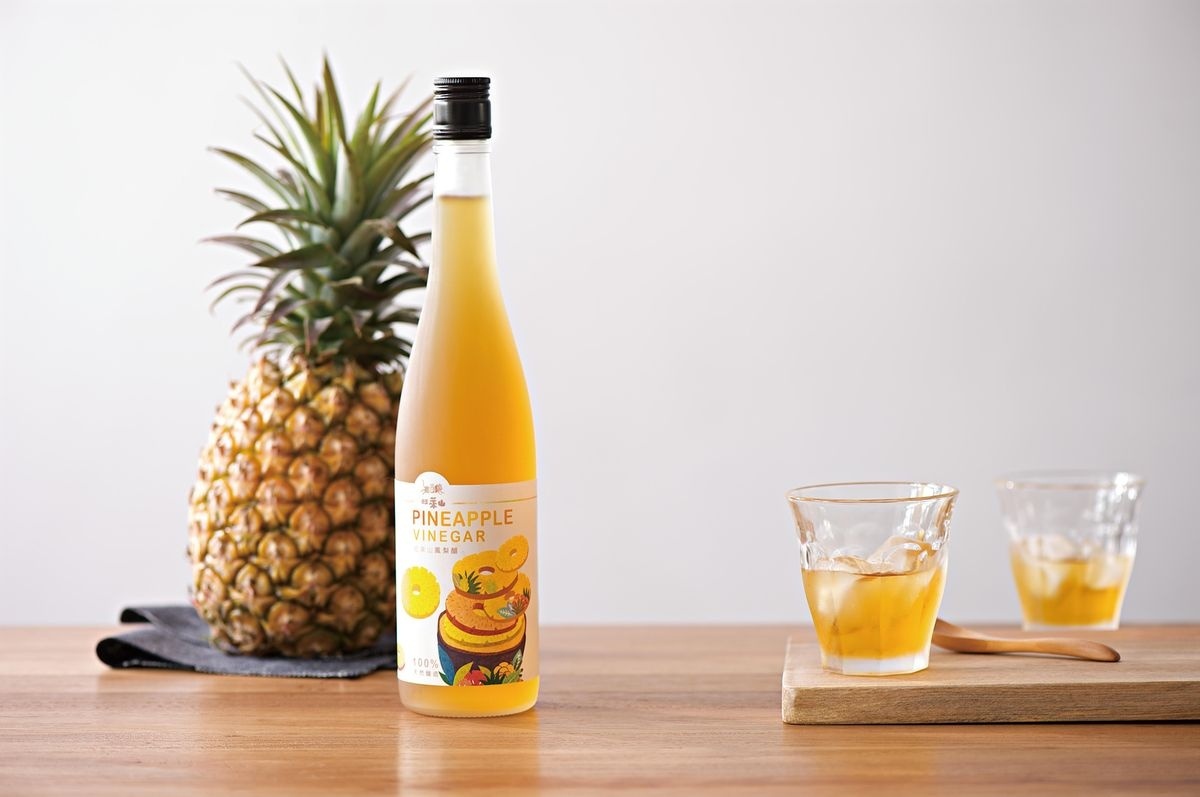 旺萊山鳳梨醋，台灣第一家獲得Monde Selection金牌大賞的鳳梨醋。