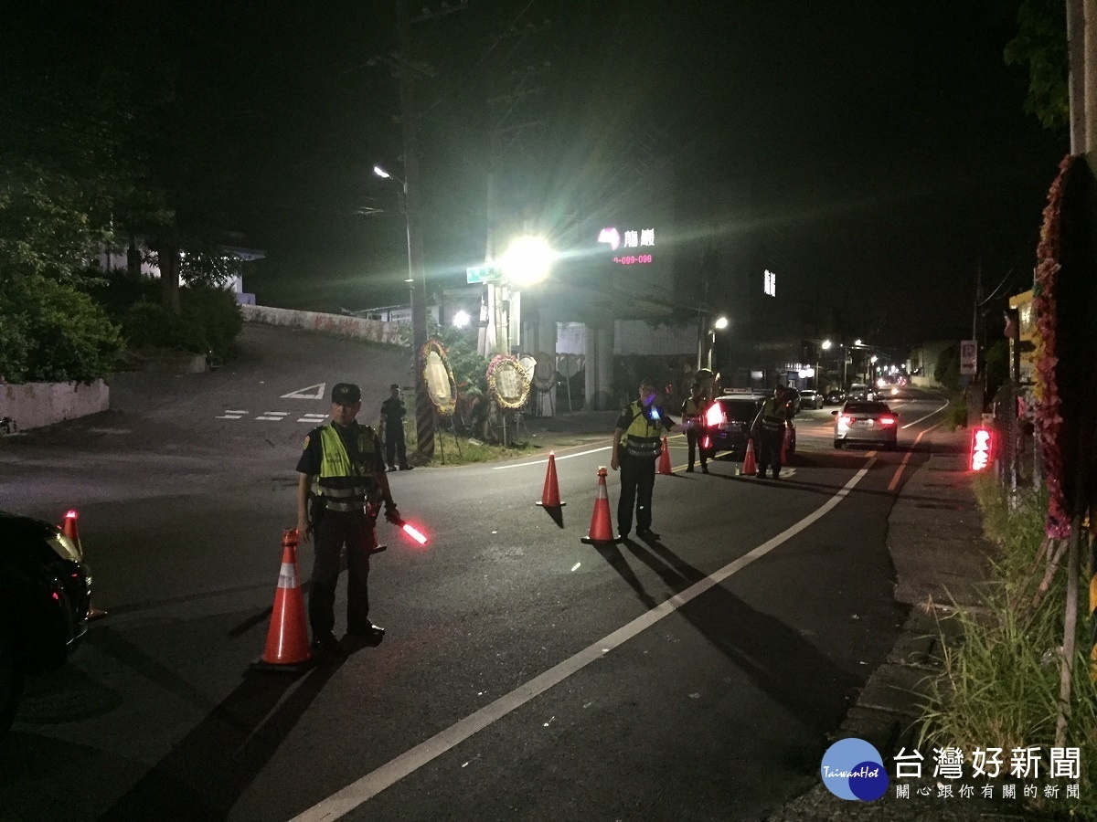 為有效防制酒駕 田中警分局加強力度取締酒駕