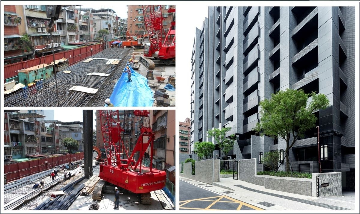 淞暘建設與磐碩工程合作的「淞暘双囍」建案已順利完工，於捷運三重站附近。