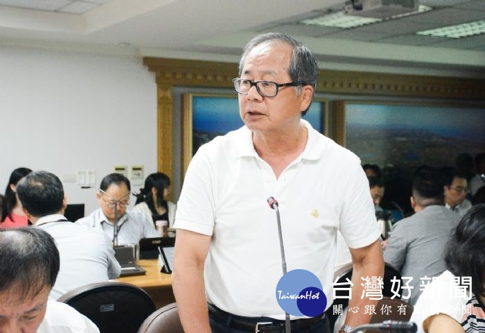 消防局長謝呂泉盼各局處都能戮力合作,將災害傷害降到最低