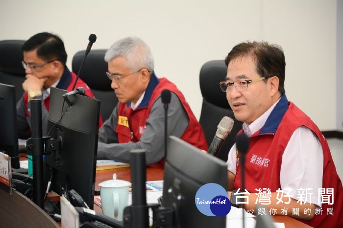 游副市長致詞表示,請各單位完成整備工作,守護市民安全