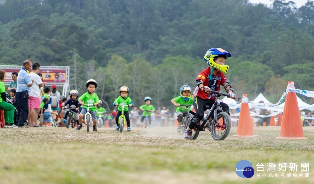 「Push Bike兒童滑步車」，今年開放500位名額給小小朋友參加。