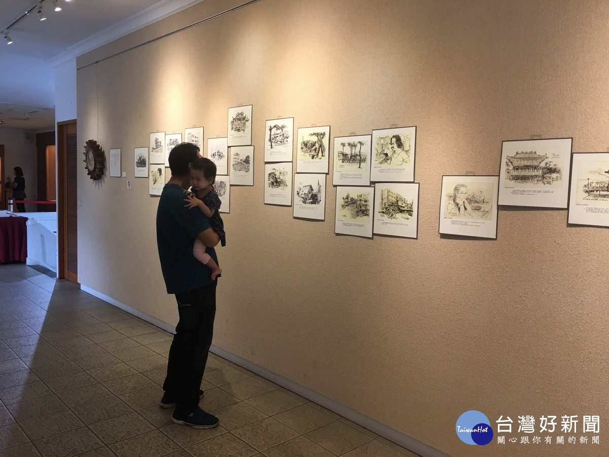 921之後孫少英寫下傷痕與重生。(記者扶小萍攝)