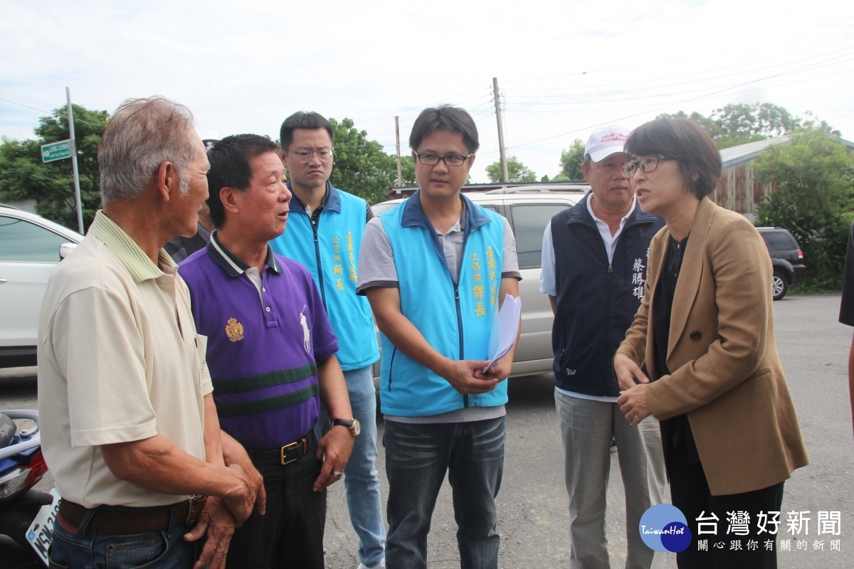 台東市巷道道路年久失修　饒慶鈴允諾全力改善