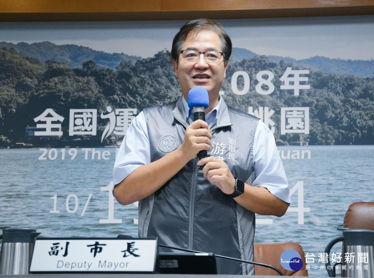 游副市長致詞表示,北區長者健行活動9/29在蘆竹起跑