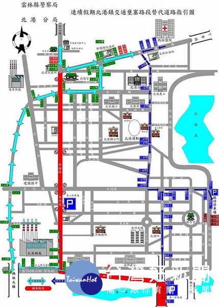 北港警方交通疏導奏效，連假期間交通順暢且路況安全，獲得社區民眾及遊客讚賞。
