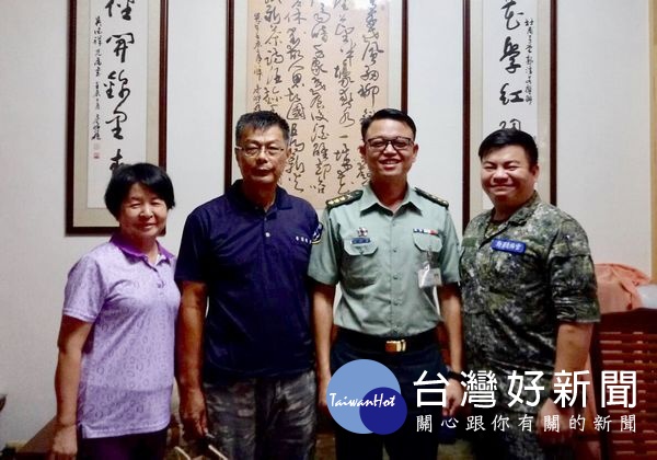 雲縣後備指揮部指揮官林鼎育上校拜訪輔導中心及地區組訓顧問,精進後備軍人服務工作。