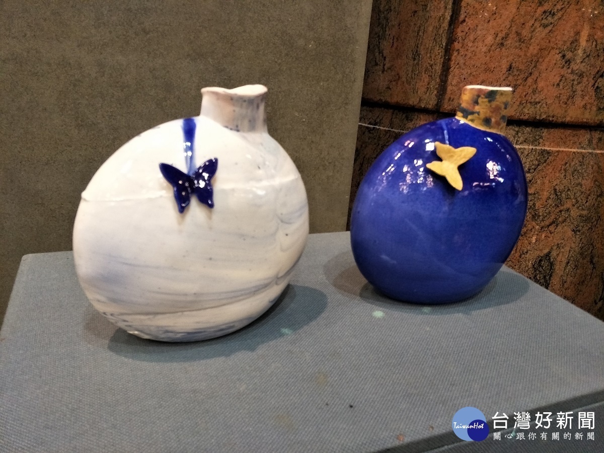 韓國藝術家黃京姬作品。圖／記者鄧富珍攝