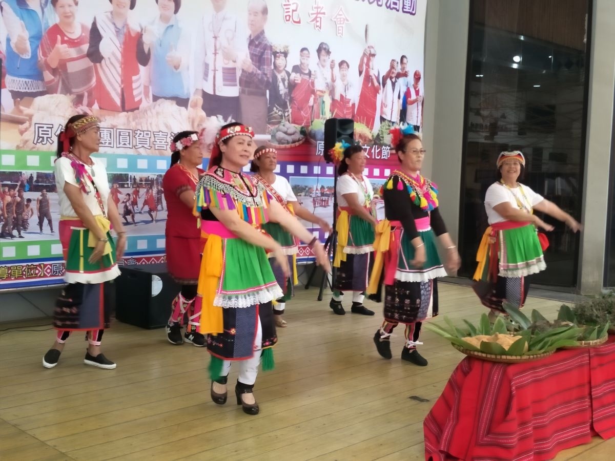 彰化縣原住民文化（阿美族舞蹈）表演。圖／記者鄧富珍攝