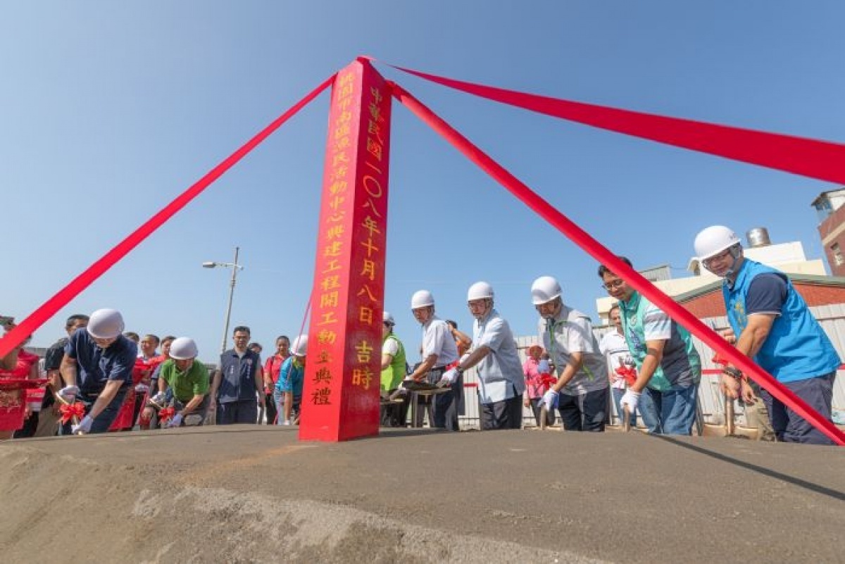 桃園市南區漁民活動中心動土，未來將為漁民提供更舒適的室內活動空間