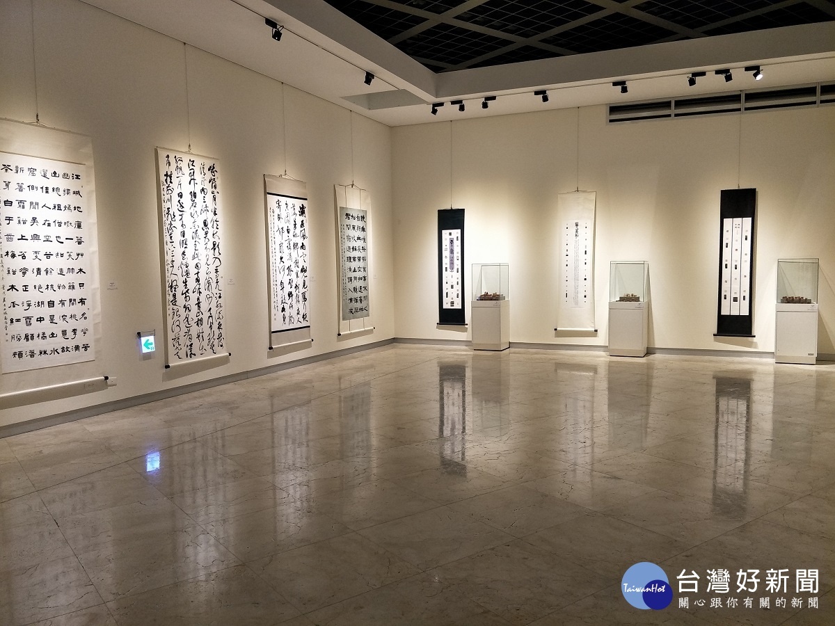 彰化縣第20屆磺溪美展10/17驚艷開展。圖/記者鄧富珍攝