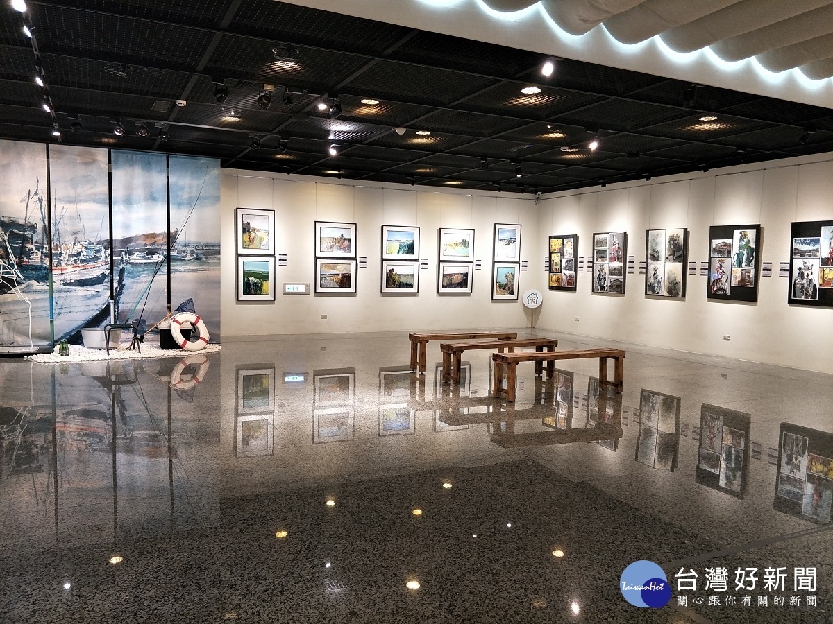 「日常•微光」柯適中作品展。圖/記者鄧富珍攝