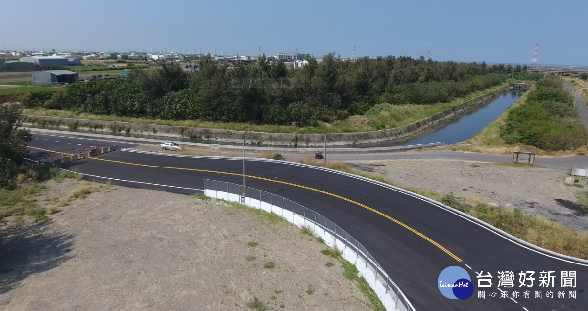 烏溪堤岸道路。圖/彰化縣政府提供
