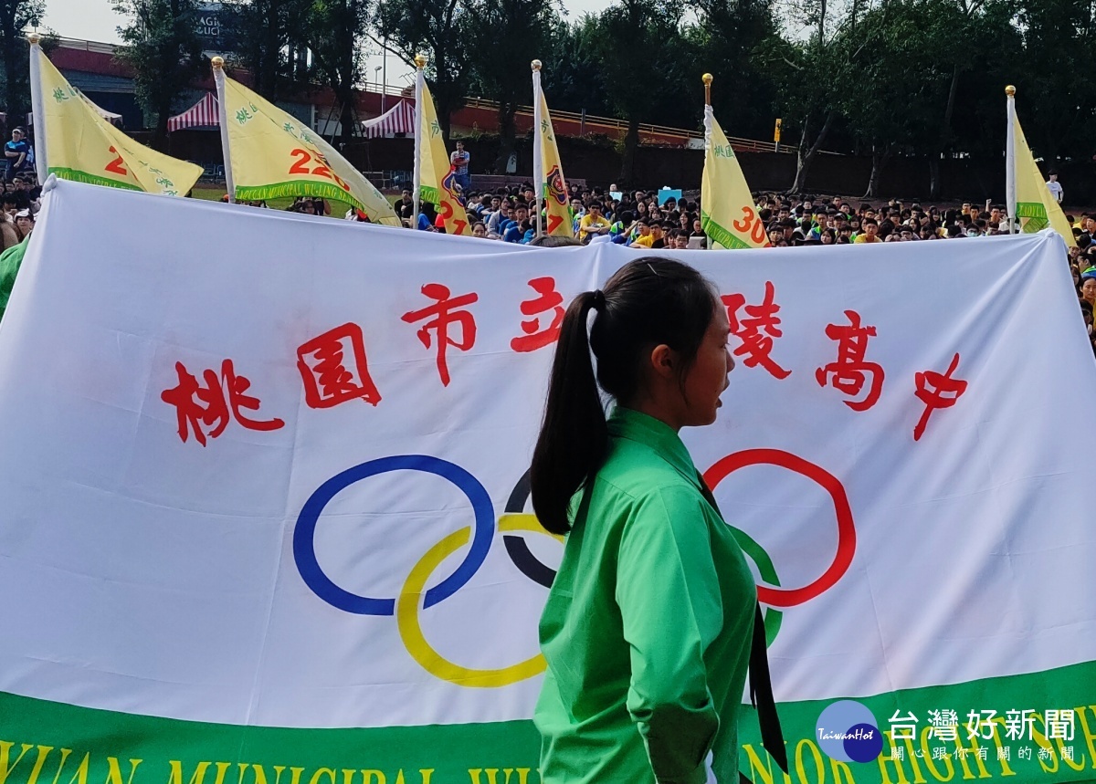 武陵高中108學年度運動大會 林煥周勉勵同學樣樣皆棒