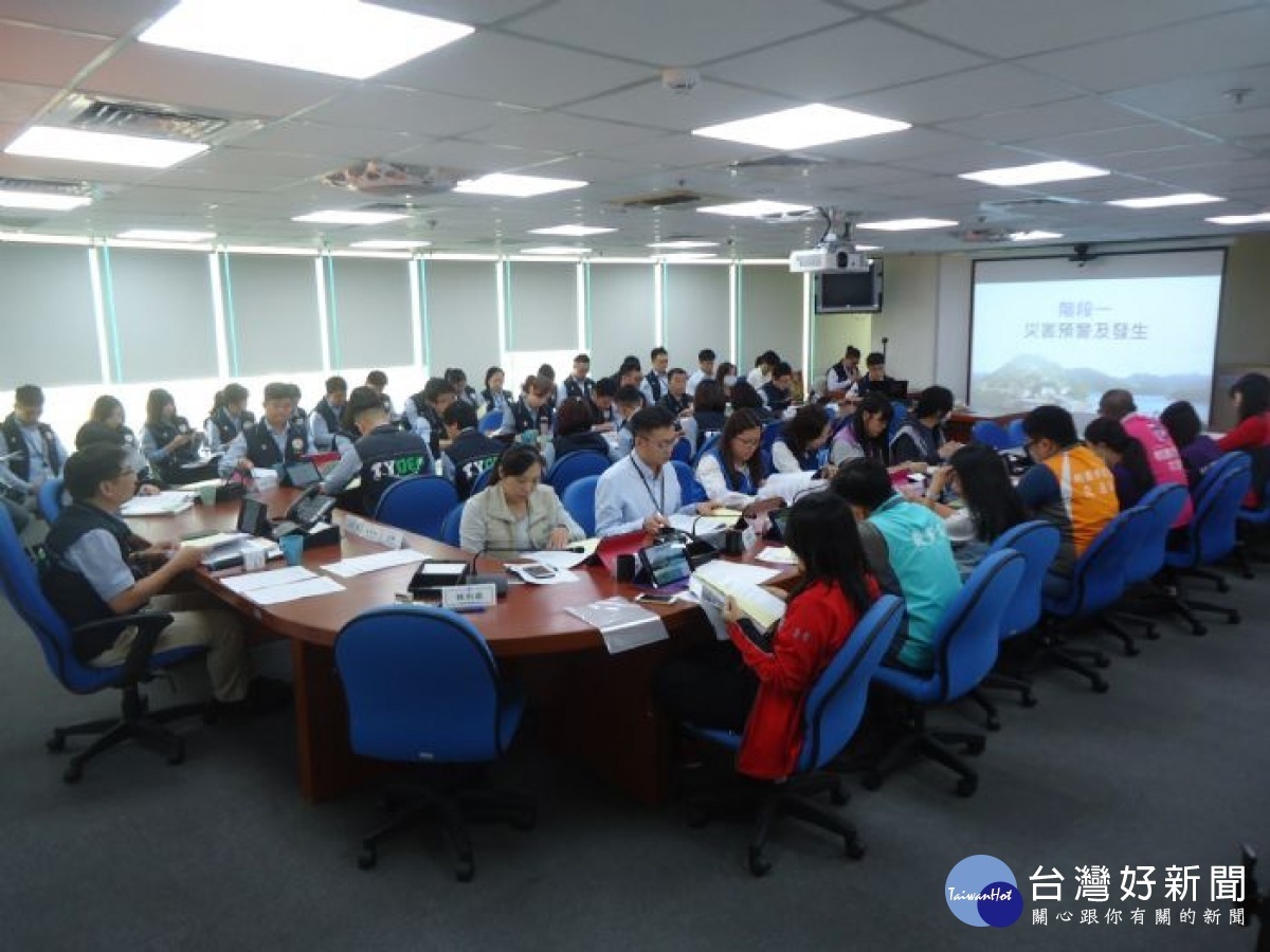 為提升桃園市空氣品質惡化應變處理能力,環保局辦理「桃園市空氣品質嚴重惡化應變兵棋推演」。