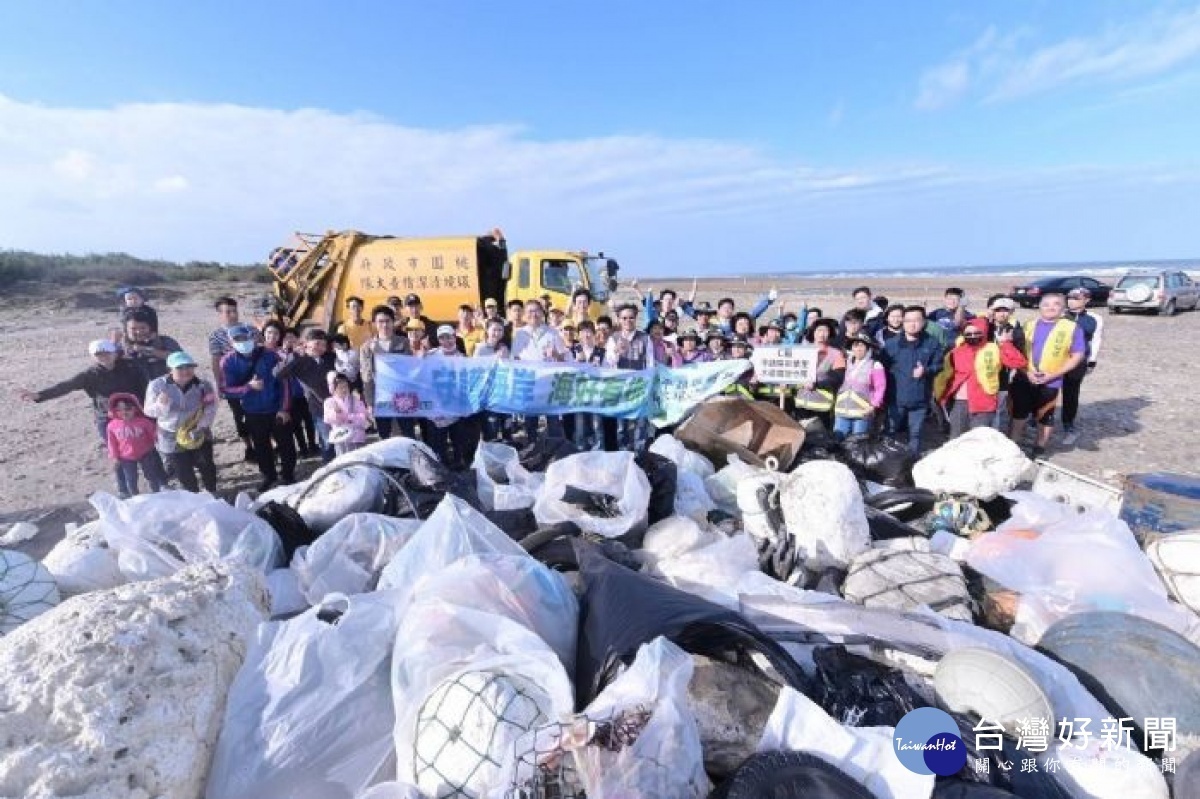 桃園愛淨灘移師埔心溪出海口，守護水鳥濕地樂園。