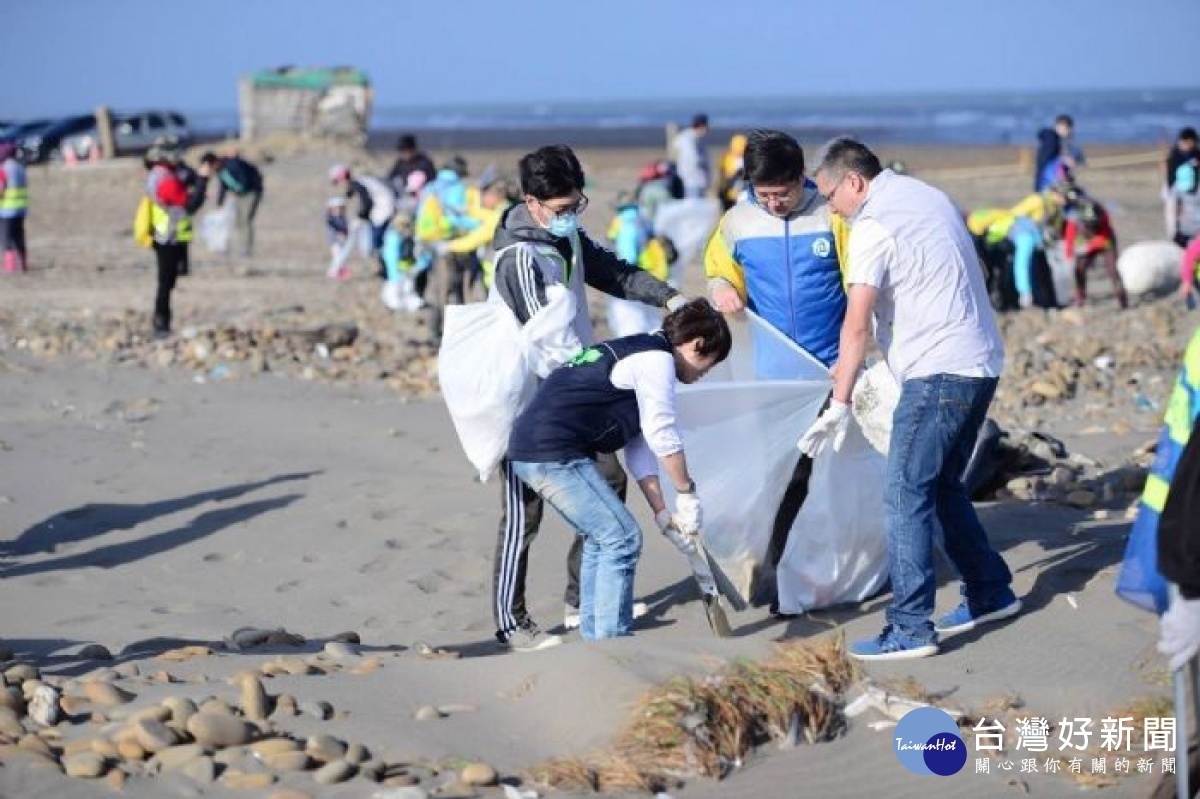 桃園愛淨灘移師埔心溪出海口，守護水鳥濕地樂園。