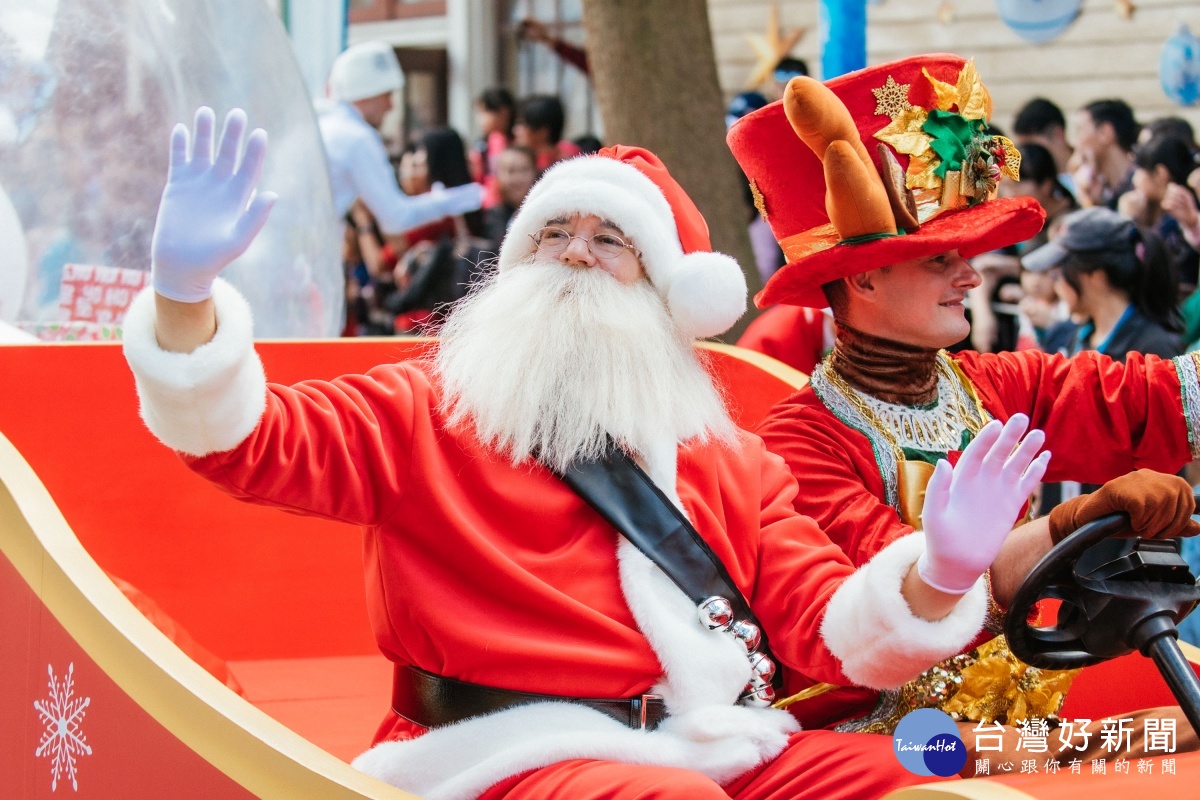 六福村飄下全台第一場雪北極耶誕老人親送禮物 蕃新聞