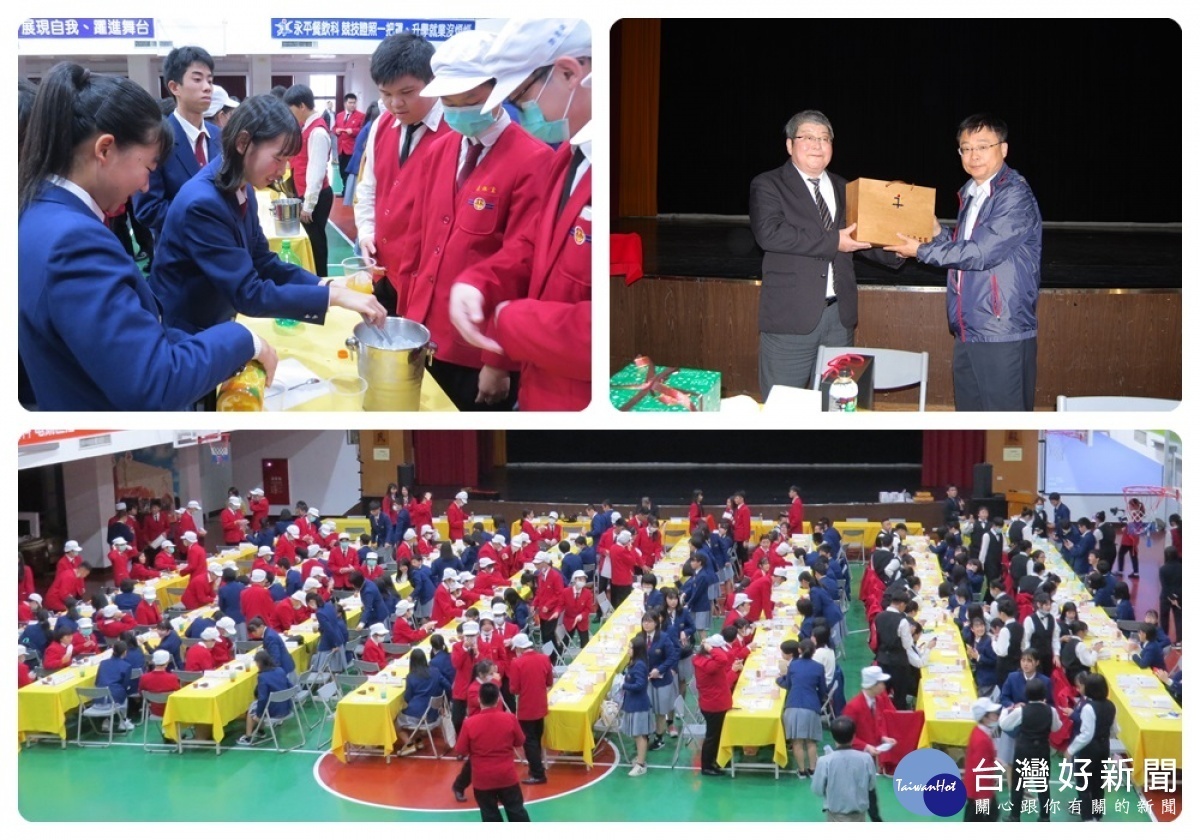 日本華陵高校來台前往永平工商進行見學旅行，體驗台灣技職學校的實作課程。