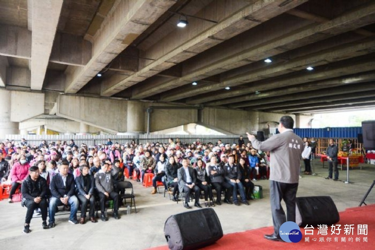 來賓踴躍出席桃園區中成里市民活動中心新建工程動土典禮