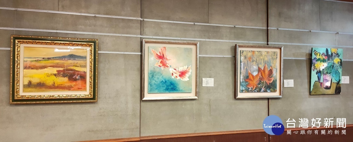墨海藝術協會首展。圖/記者鄧富珍攝