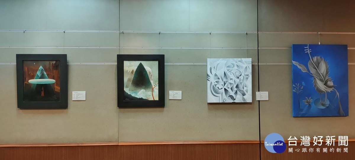 墨海藝術協會首展。圖/記者鄧富珍攝