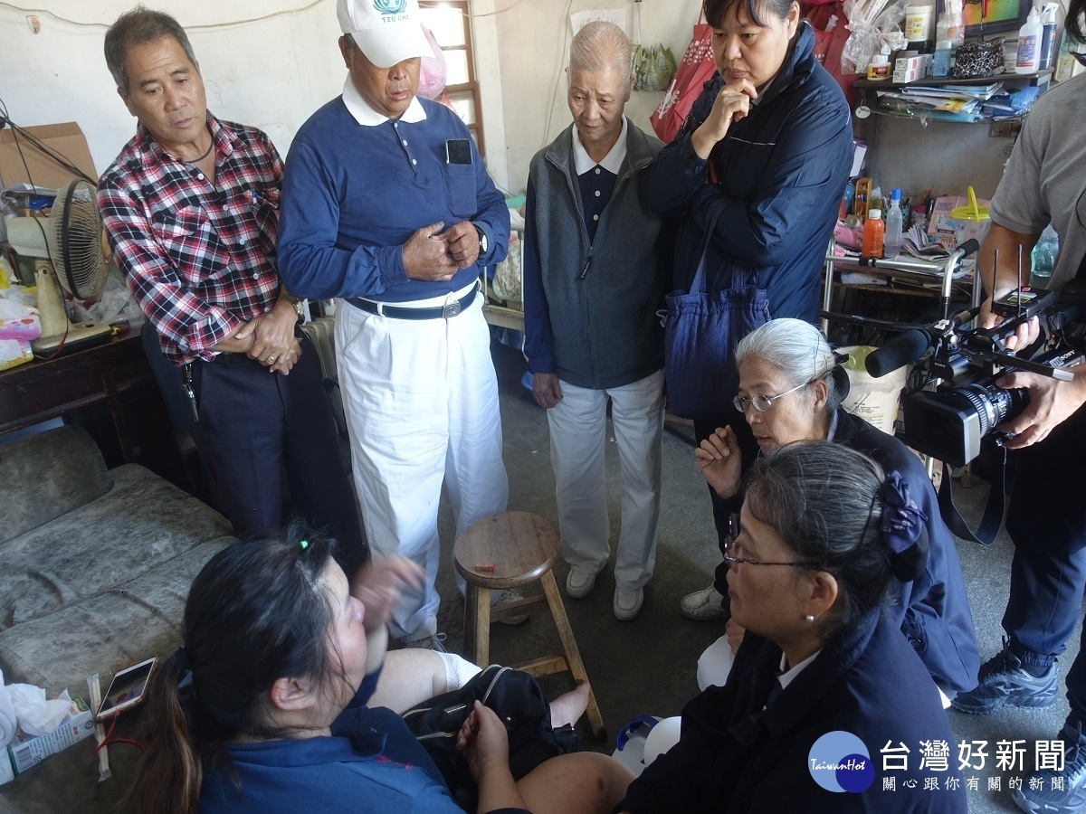 慈濟愛的關懷無所不在 讓受傷國三女倍感温暖