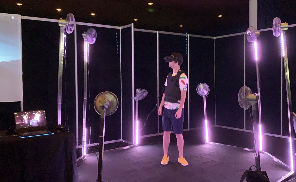 2019 SIGGRAPH Asia展覽現場。(圖/張莉莉攝)