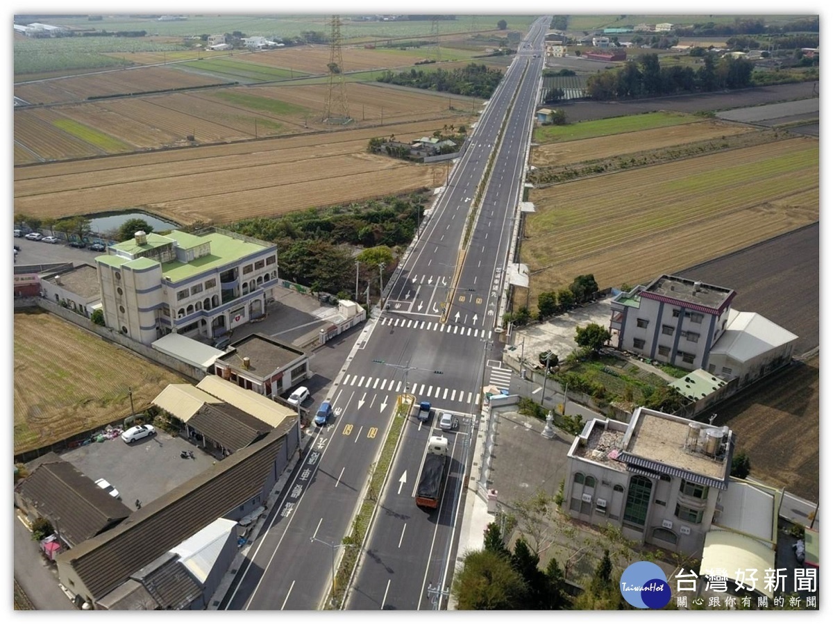 改善彰縣西南角交通建設 二林129線太平路拓寬工程通車