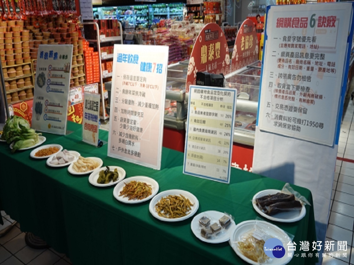 彰縣衛生局年節食品進行稽查　檢驗結果2件青菜不合格