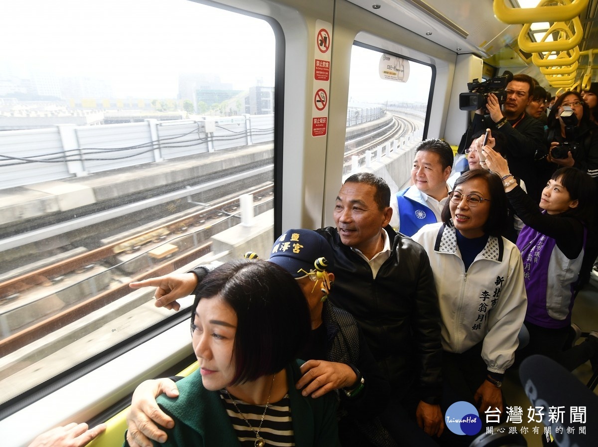 新北市長侯友宜16日視察新北環狀線