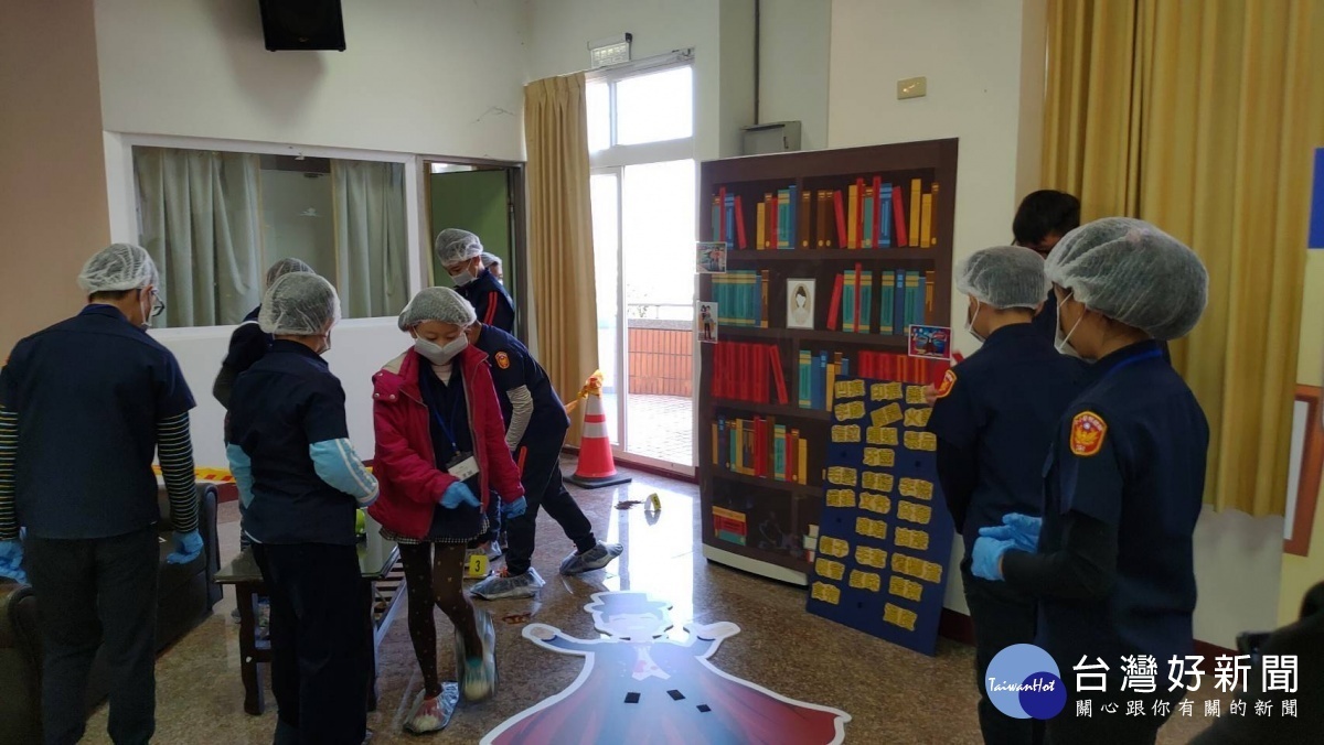 為鼓勵青少年利用寒假期間多參與正當休閒育樂活動,八德警察分局舉辦「破案高手尖端刑警體驗營」。