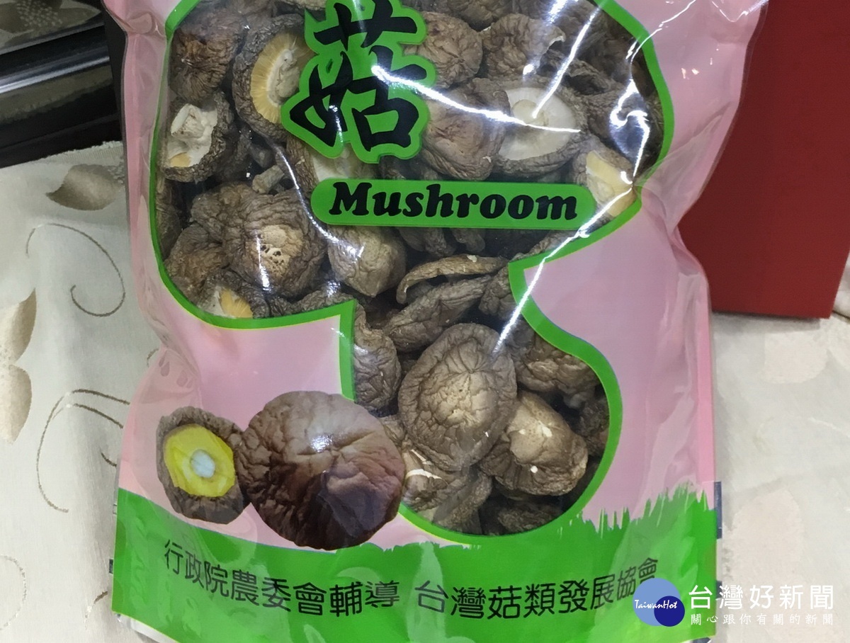 國產香菇有標章有保障。(農糧署提供)