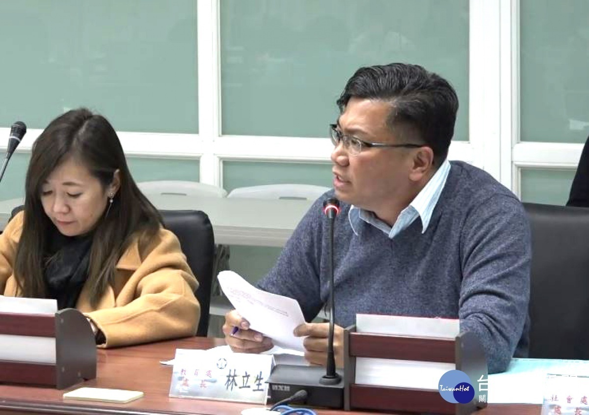 嘉義市政府教育處長林立生宣布,2/3起全市公幼及附幼正式停課/嘉義市政府提供