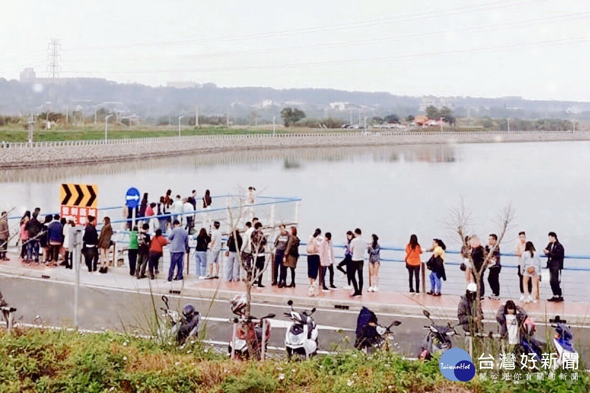 中庄景觀平台成為打卡熱門點，北水局將繼續開放參觀三個月。