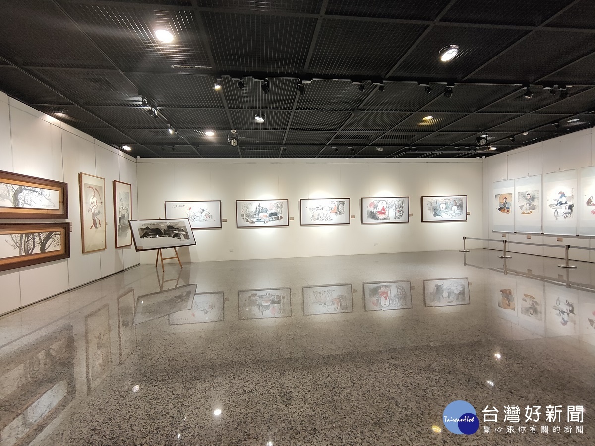 展覽現場。圖/記者鄧富珍攝